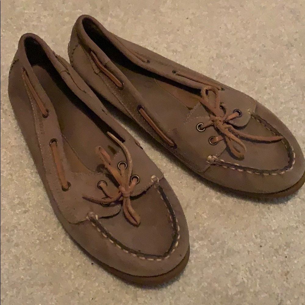 Brown loafers